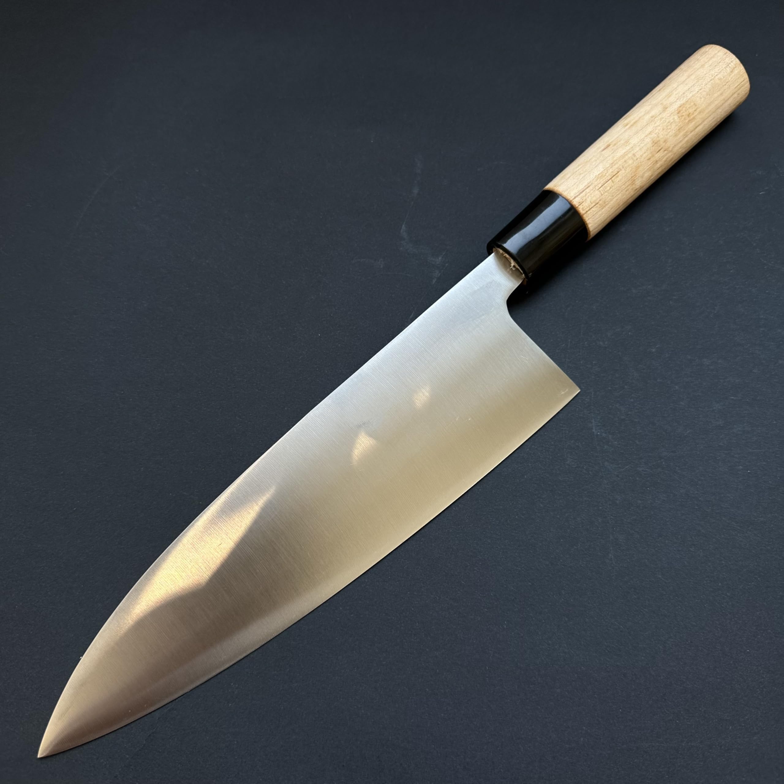 Amazon | 出刃包丁 210mm 片刃 モリブデン鋼 刃厚6mm 魚さばき 三枚